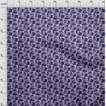 thumbnail image 4 of oneOone Cotton Flex Violet Fabric Abstracts Sewing Material Print Fabric By The Yard 40 Inch Wide, 4 of 5