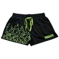 thumbnail image 1 of Men Sports Pants Print Drawstring Breathable Mesh Shorts, 1 of 3