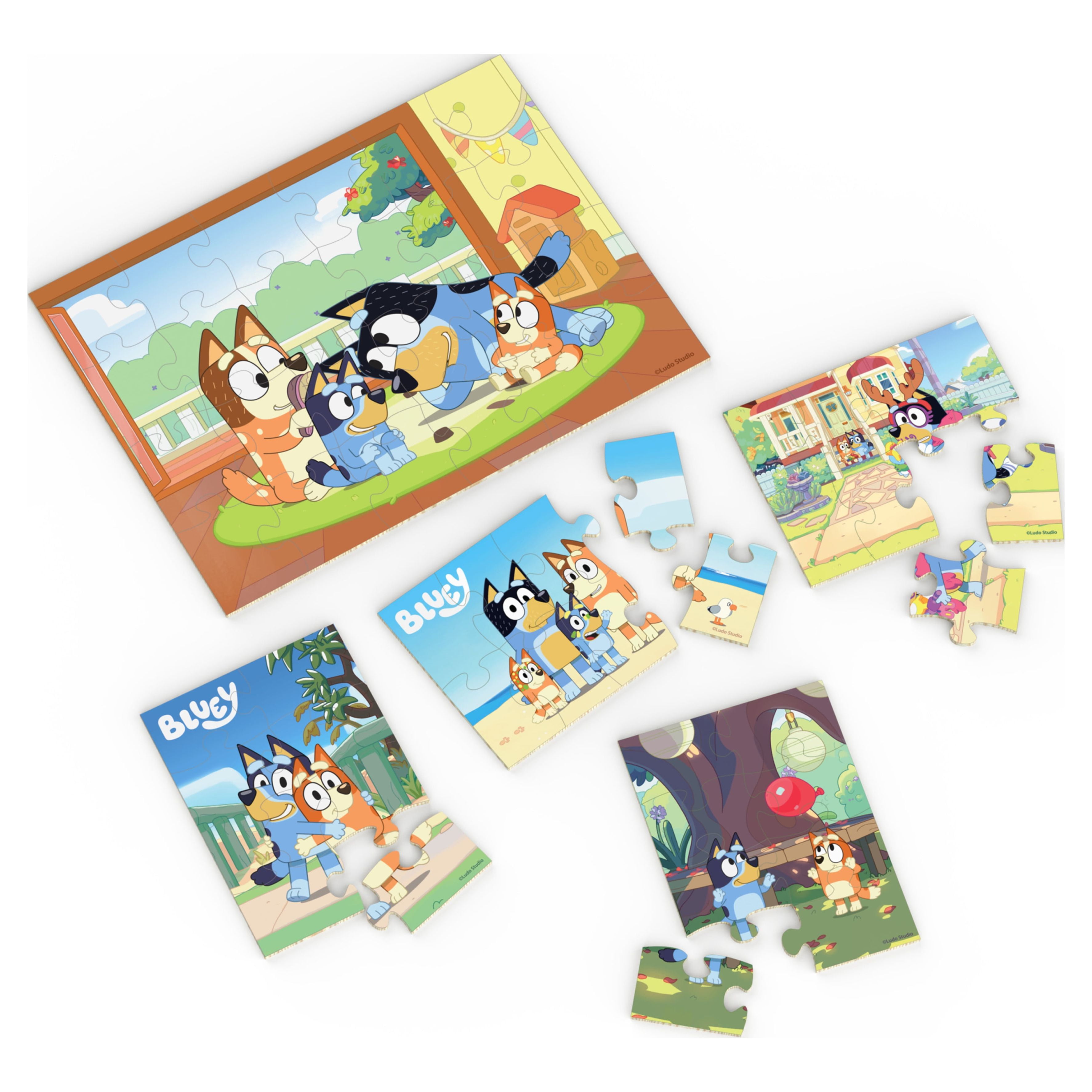 Bluey, 48-Piece Jigsaw Puzzle with Gift Box, for Kids Ages 3 and up