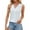 504_White, variant on Dyfzdhu Tank Tops for Women Trendy Loose Solid Color V Neck Sleeveless Shirts Summer Tops Black