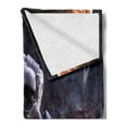 thumbnail image 2 of Outer Space Soft Flannel Fleece Blanket, Astronaut Between Planets Mars Neptune Jupiter Plasma Ethereal Sphere Picture, Cozy Plush for Indoor and Outdoor Use, 60" x 80", Multicolor, by Ambesonne, 2 of 5