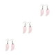 thumbnail image 5 of Minnieouse 1 par de pendientes de perlas, pendientes de tuerca hechos a mano, ligeros, de larga duración, a prueba de herrumbre, cristal tallado, Type1 NO1, 5 of 6