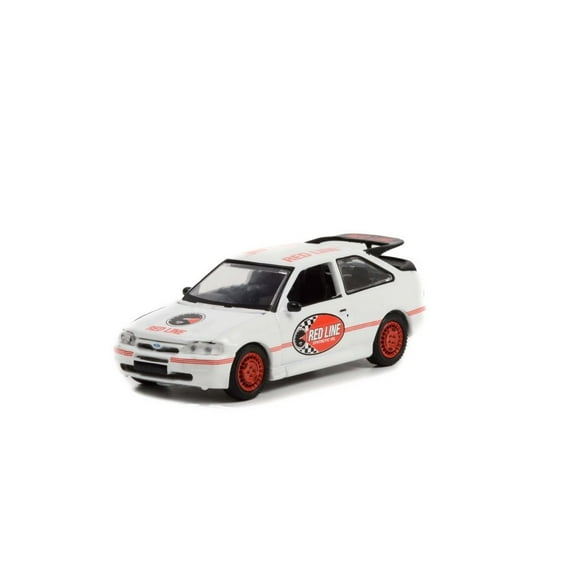 1995 Ford Escort RS, White - Greenlight 41140E/48 - 1/64 scale Diecast Model Toy Car