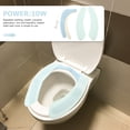 thumbnail image 4 of GOOHOCHY Calentador de asiento de inodoro, almohadilla térmica para asiento de inodoro de baño, funda para asiento de inodoro con calefacción, 4 of 8