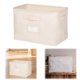 thumbnail image 5 of Contenedores Almacenamiento Plegables Con Asa Transpirables para Estantes Armarios Habitaciones, 5 of 9