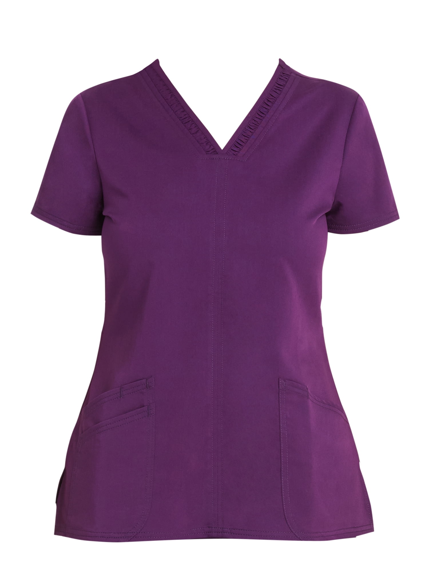Scrubstar Women's Premium Ultimate Stretch V-Neck Scrub Top, Sizes XS-3XL