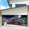 thumbnail image 1 of Banderín Navideño Para Puerta De Garaje. Gran Cubierta Colgante Para Puerta. Decoración Navideña Para Pared De Garaje. Decoración Exterior Para Fiestas., 1 of 2