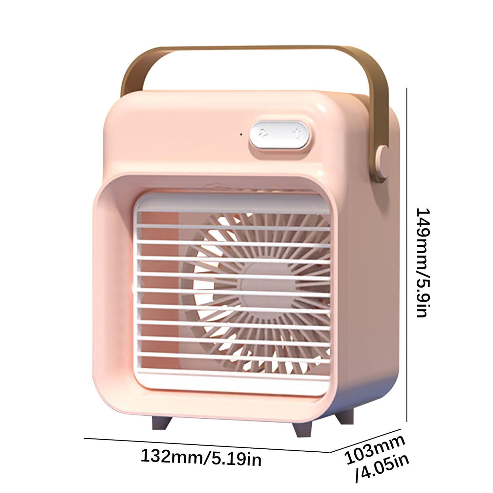 Portable Air Conditioner Fan with USB Mini Humidifier Misting Fan, 3 Adjustable Speeds Personal Air Cooler Desk Fan, Operated for Home Bedroom Office