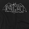thumbnail image 2 of Beware The Batman T-Shirt B&W Logo Unisex Graphic Tee For Men & Women, 2 of 7
