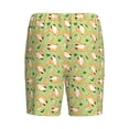 thumbnail image 2 of Lsque Cartoon Fox 2 Mens Sleep Pajama Shorts,Short Pajama Pants, Cotton Ultra-Soft Knit-XX-Large, 2 of 9