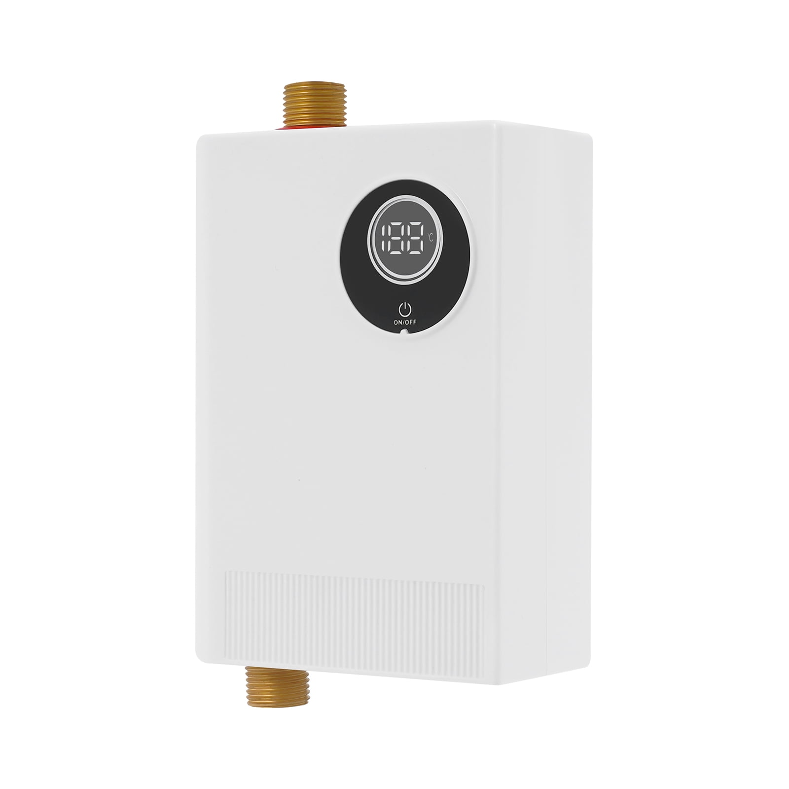 Electric Mini Instant Water Heater Tankless Water Heater On Demand Under Sink Hot Water Heater for Kitchen White 3000W