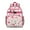 Pioneer Flower Floral-3, variant on Pioneer Flower Floral Print Pattern Backpack for School,Cute School Bag,Schoolbag with Adjustable Shoulder Straps & Padded Back,15.25"x11.5"x5.25"