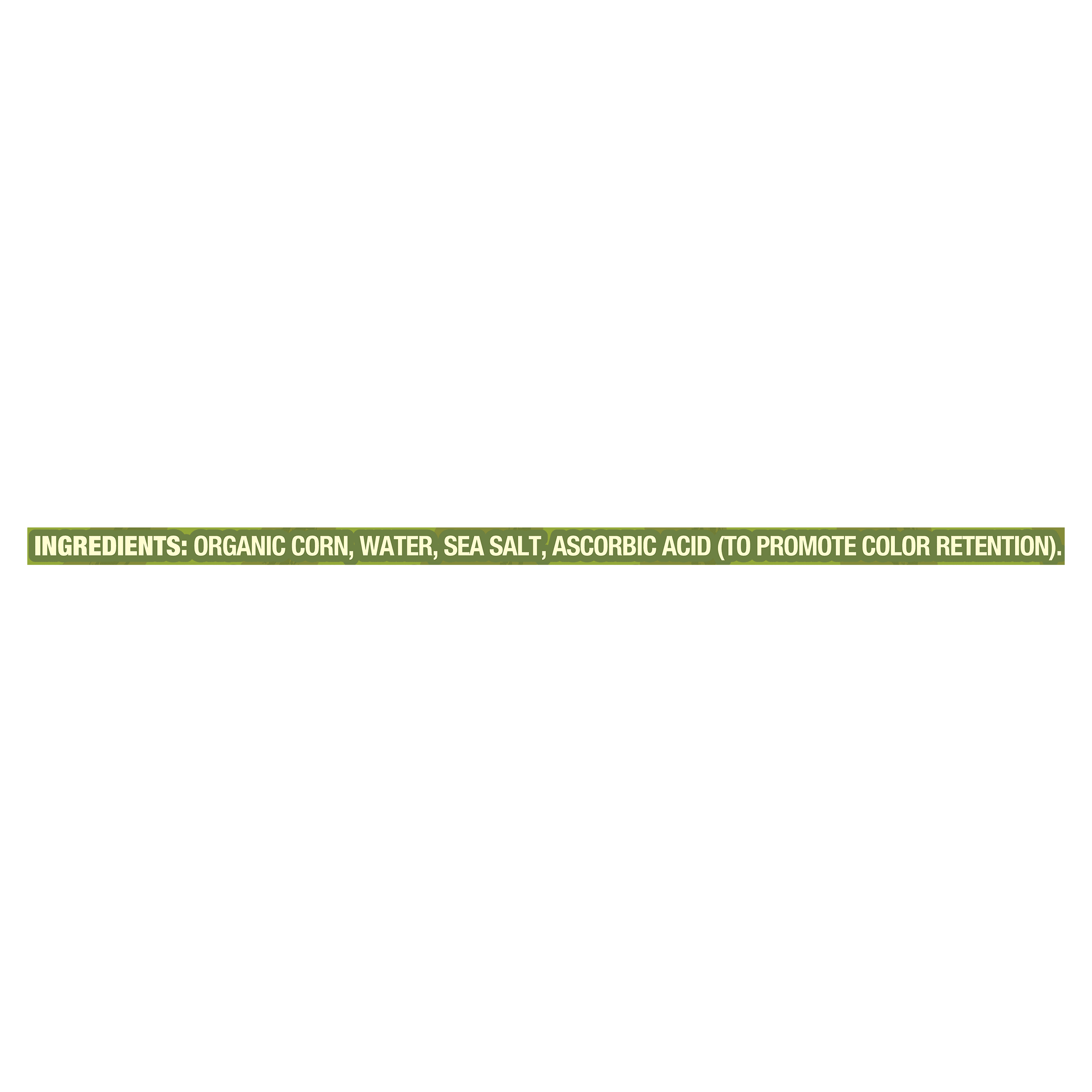 (6 pack) Green Valley Organic Whole Kernel Corn, 4 oz, 4 Cups