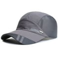 thumbnail image 5 of Men Baseball Hat Hollow Out Lightweight Mesh Sun Summer Hat for Running, 5 of 8