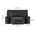 thumbnail image 3 of Vrorvz Car Storage Bag Hanging Organizer with Armrest Box for Purse Holder Easy Install Pet and Child Barrier Extra Storage for Documents Phones in Most Car Models 14.96x9.4x5.9 Inches, 3 of 8