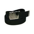 thumbnail image 1 of CTM® Cotton Adjustable Belt with Nickel Buckle, 1 of 2