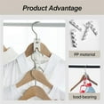 Sulgyt Clothes Hanger Connector Hooks, Cascading Clothes Hanger Hooks