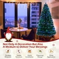 thumbnail image 4 of Gymax 7Ft Pre-lit Optical Fiber Christmas Tree w/ Colorful LED Lights Stand, 4 of 10
