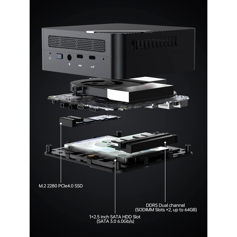 MINISFORUM Venus Series UM773 Lite Mini PC AMD Ryzen 7 7735HS