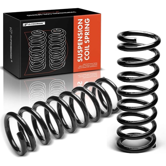 A-Premium Front Coil Springs Compatible with Chevrolet Malibu, Camaro, Monte Carlo & Buick Regal, Century & GMC Caballero & Pontiac Grand Prix & Oldsmobile Cutlass, Driver and Passenger Side, 2-Pack