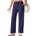 thumbnail image 5 of Cueply Sweatpants Women Fleece Lined Fall Winter Straight Leg Lounge Pants Joggers with Pockets, 5 of 8