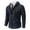 Blue, variant on JTieacloth Mens Knitted Sweaters Men Casual Loose And Versatile Hooded Sweater European And Round Neck Zippered Cardigan Long Sleeved Knit Sweater(Blue)
