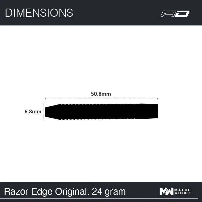 Red Dragon Razor Edge Original 24g 85% Tungsten