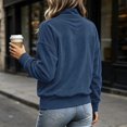 thumbnail image 5 of XIAOCHA Men's Quarter Button Pullover Sweatshirt Relaxed Fit Fall Winter Daily Sweatshirts, 5 of 8
