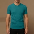 thumbnail image 2 of CHGBMOK Mens Crew Neck Solid Workout T-Shirts Short Sleeve Gym Running Tee Moisture Wicking Casual T shirts, 2 of 8
