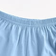 thumbnail image 6 of Hurxie Girls Joggers Cotton Summer Sweatpants Athletic Pants with Elastic Waist Light Blue,6 Year, 6 of 7