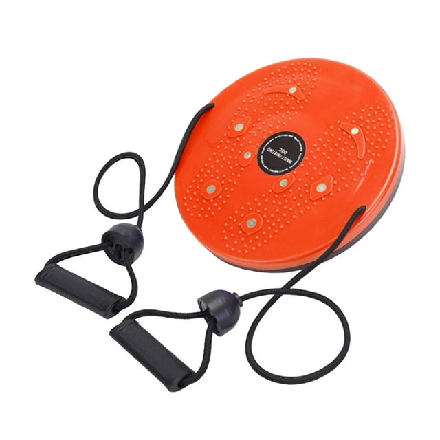 Disco giratorio para cintura, equipo de mesa giratoria, moldeador corporal, tabla de torsión con cuerda para practicar gimnasio, fitness en casa Naranja