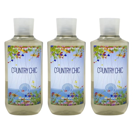 Bath & Body Works Country Chic - 3 Pro Vitamin B5 + Aloe Body Washes (10 fl oz / 295 mL Each)