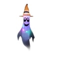 thumbnail image 3 of ziyahi Halloween Decorations Ghost Windsock LED Luminous Hanging Spooky Flag Party Props for Terraces Lawns Gardens Type 1, 3 of 9