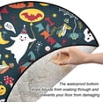 thumbnail image 2 of GZHJMY Halloween Ghost Pumpkin Christmas Tree Mat, Round Christmas Tree Stand Mat Decoration for Holiday Party Home Christmas Day Ornaments Floor Door, 28.3", 2 of 6