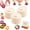 3pcs, variant on 4 In 1 Stackable Pastry Mold Set, Double Ended Creative Cookie DIY Homemade Mooncake Mold Round Hand-Press for DIY Cookie, Nonstick ABS Baking Tool for Desserts, Cookies, Mousse (2pcs)