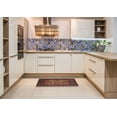 thumbnail image 6 of Ahgly Company Machine Washable Indoor Rectangle Traditional Brown Area Rugs, 9' x 12', 6 of 7