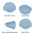 thumbnail image 3 of Unique Bargains 9x7' Plateau de Restauration Rapide, 2 Pack PP Plastique Réutilisable Multi-Usage Antidérapant Plateau de Service Bleu, 3 of 5