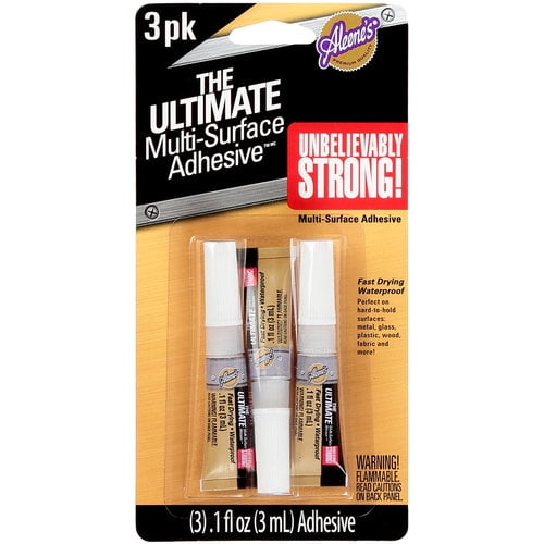 Aleene's Ultimate MultiSurface Adhesive, 3pk, .1 oz