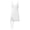 06-White261, variant on XIAONU Sleeveless Wrap Dress For Women Ruffle Hem Asymmetrical Slim Mini Dress
