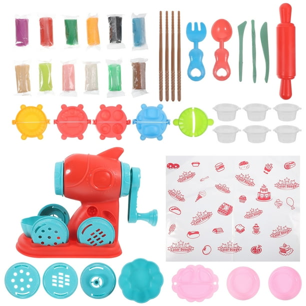 juego de herramientas para masa para niños, herramientas de arcilla para hacer tú mismo, moldes de arcilla divertidos, herramientas para masa, juguete para hacer fideos