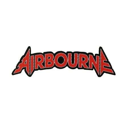 Airbourne Band Name Logo Patch Hard Rock Metal Die Cut Woven Sew on