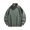 Army Green, variant on Men's Jackets Long Sleeve Zip Up Stand Collar Solid Color Windbreaker Jacket With Pockets Plus Size Casual Top