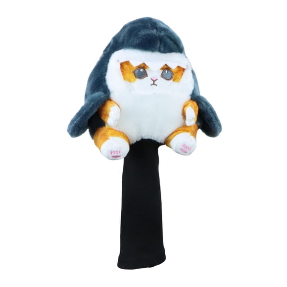 Funda para cabeza de palo de conductor, equipo de golfista, divertida funda de madera de felpa resistente a los arañazos para parques, práctica de