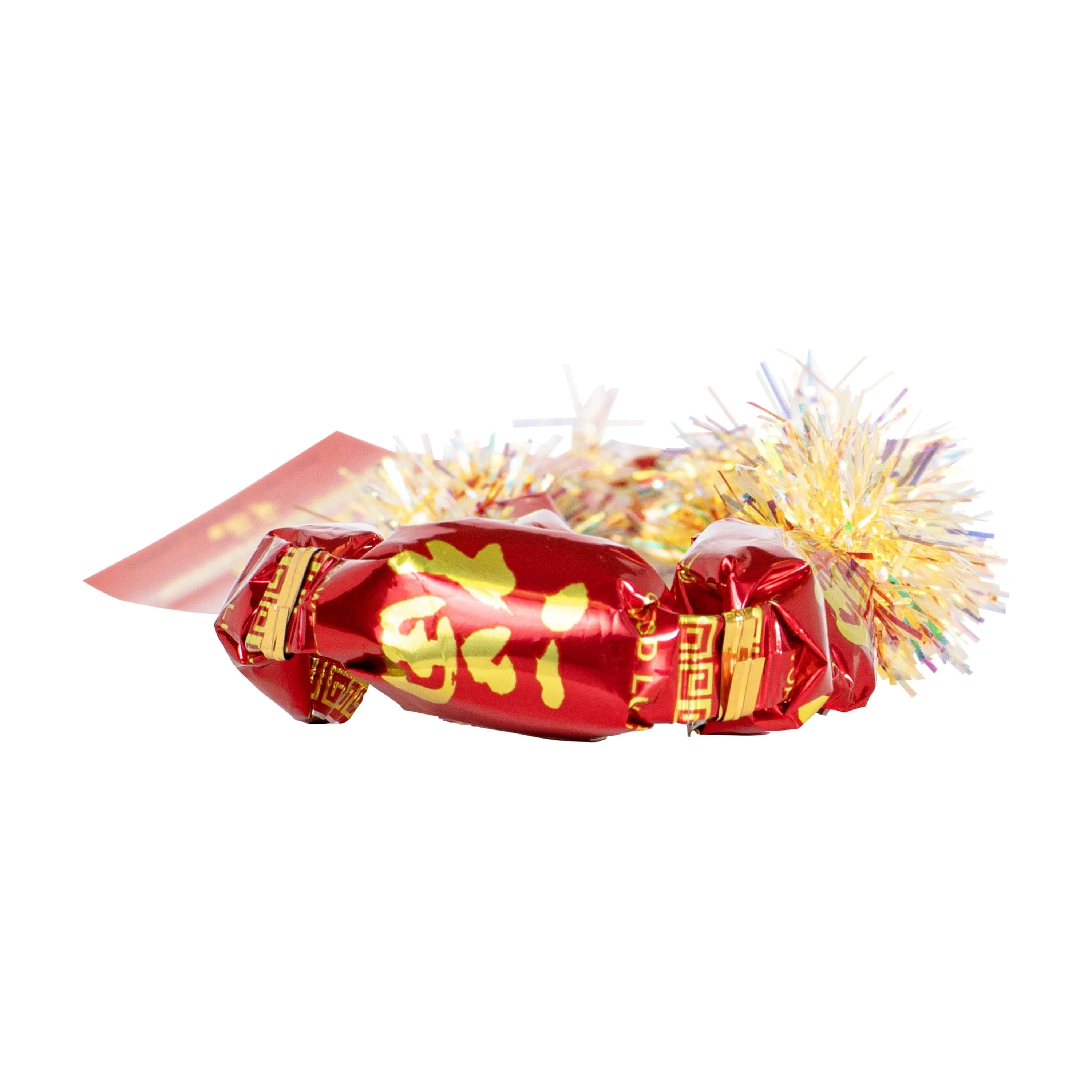 Enjoy Good Luck Strawberry Candy Lei (2.3 oz), Plastic Wrap, Hard Candy, No Allergens