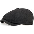 thumbnail image 6 of SikaFu new Unisex Autumn Winter Newsboy Caps Men And Women Warm Tweed Octagonal Hat For Male Detective Hats Retro Flat Caps, 6 of 6