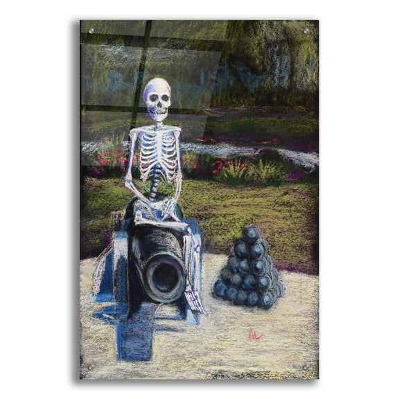 Epic Art 'I am Smiling' by Marie Marfia Fine Art, Acrylic Glass Wall Art, 24"x36"