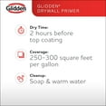 thumbnail image 5 of Glidden Interior Drywall Primer Flat, White, 1 Gallon, 5 of 6