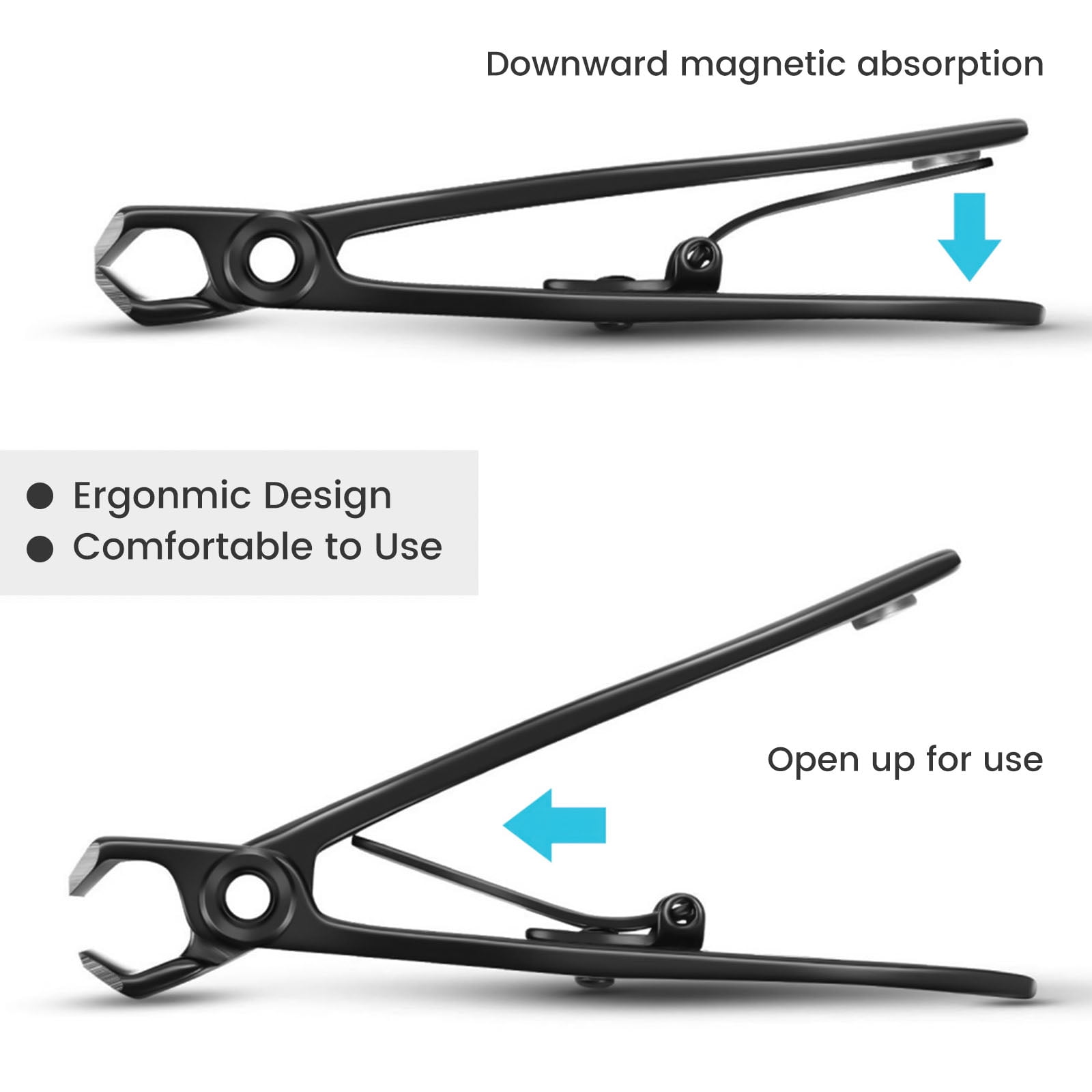 Ingrown Toenail Clippers Kit Stainless Steel Ingrown Toenail Removal Kit Professional Toenail Clippers Set for Ingrown and Thick Nail Toe Nail Cutter for Adults and Seniors