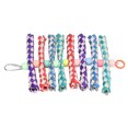 thumbnail image 4 of Finger Trap Toys, Colorful Bird Shredding Chew Toy Sturdy Easy Installation Safe  for Parrots, 4 of 8
