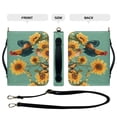 thumbnail image 5 of FOR U DESIGNS Sunflower Cock Bible Case Bag Portable Bible Case PU Leather Waterproof Bible Carrying Bag for Men Size X-Large Fully expandable Bible Case Bag Book Carrying Case, 5 of 7